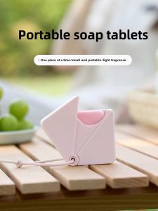 Disposable Soap Sheets Portable Travel Outdoor Student Children Hand Washing Tablets Soap Paper for Camping Hiking Trips