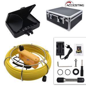 30-meter pipe endoscope sewer inspection detector pipe wall pile detector with high-definition camera with video and photo function