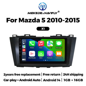 MEKEDE Android 14 IPS Screen Car Radio For Mazda 5 3 CW 2010-2015 Wireless Carplay GPS Multimedia Player Audio Stereo Head Unit