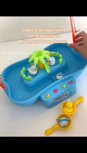 SS Mainan Anak Set Kolam Pancingan Ikan Seri Bebek / Fishing  Duckling Series