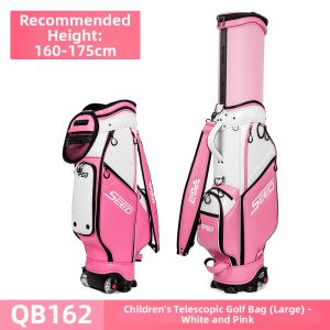PGM GOLF | Telescopic Rolling Golf Bag for Kids