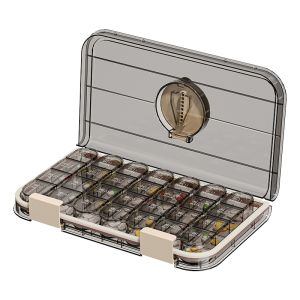 MEIZHUFU | Portable Weekly Medicine Organizer with Pill Cutter for Seniors