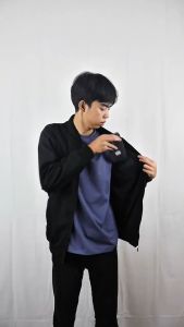 Jaket Bomber Victorywear Pria & Wanita Lembut Nyaman Keren