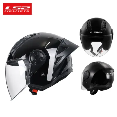 LS2 | Unisex Summer Helmet Safety Certified Large Wing ¾ Helmet