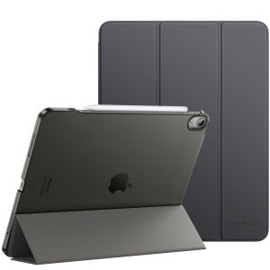 MoKo Case  for iPad Air 13 Inch Case M2 2024 Ultra Slim Stand Case with Hard PC Translucent Back Shell Cover (A2898/A2899/A2900) Support Touch ID & Apple Pencil Pro/USB-C Tablet Protective Cover