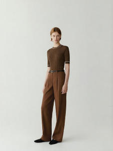 ICICLE | Spring Linen Blend Stretch Trousers