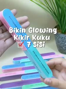 Nail Buffer 7 Steps Alat Penghalus Kuku Amplas Kikir Nail Art Manicure Pedicure Perawatan Pengkilap Kuku