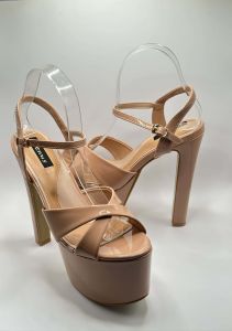 Elegant Pageant platform heels 6.8 inches nude color comfortable and lightweight to wear 35-40 size