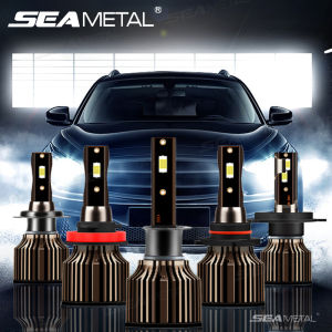 Seametal H4 đèn deman LED H1 H7 H8 H9 H11 9005 HB3 9006 HB4 LED chùm đèn sương mù