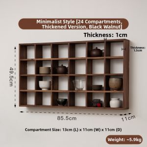 Cubespace | Bamboo Woven and Wood Living Room Display Rack