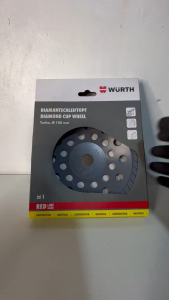 Wurth Diamond Cup Wheel Turbo Redline 180mm (7inch) 100% Original Concrete Surface Grinding Bosch Makita Hilti Dewalt Milwaukee