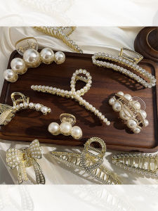 กิ๊บติดผมรูปฉลามหรูหราสำหรับผู้หญิง กิ๊บติดผมแบบหนาสำหรับตกแต่งผมด้านหลังศีรษะ กิ๊บติดผมสุดไฮเอนด์สำหรับผู้หญิง จี้ผมแบบแฟชั่นใหม่