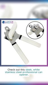 Heavy Duty Stainless Steel Professional Tin Can Opener Kitchen Craft Easy Grip