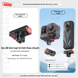 YOOCUANG | Đầu Kết Nối Từ Xoay Nhanh Cho Phụ Kiện Ô Tô