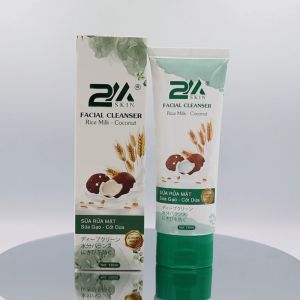 Sữa rửa mặt sạch dầu thừa bã nhờn tạp chất giảm mụn mờ thâm dưỡng trắng da bật tông chiết xuất sữa gạo cốt dừa 2M SKIN 130ml