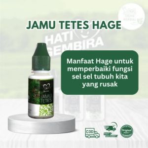 JAMU TETES HAGE 15 ML ATASI MASALAH KOLESTROL DAN GANGGUAN TIDUR SERTA MENGATASI MASALAH DIABETES Jamu Menurunkan Kolesterol Suplementasi Alami Untuk Kesehatan - Lazada