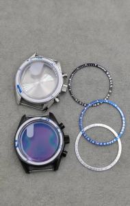 Stainless Steel Watch Case With Moon Back Cover Compatible With VK63 VK64 Movements  Ideal Watch Accessory For 20mm Straps