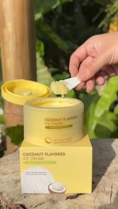 PALA คลีนซิ่ง เนื้อไอศกรีม 100g ล้างเมคอัพ Coconut Flavored Ice Cream Makeup Remover อ่อนโยนและบำรุงผิว ละลายเมคอัพเร็ว ไม่ระคายเคือง กลิ่นมะพร้าว