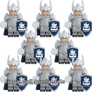 Dol Amroth Swan Knight Gondor Figure Building Brick