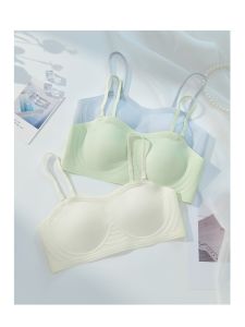 MOYISU Lingerie Women Thin Big Breasts Small Chest Collection Breast Anti-sag Slimming Bra Cover Summer Ultra Thin Meow Cup