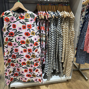 Sweet Summer Print Sleeveless Dress Childrens Clothing Kids Holiday Style Parent-Child Matching Dresses Girls Skirt