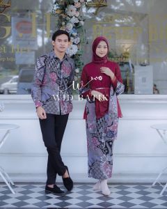 Kebaya Couple Aveena Marun: Kebaya Couple Modern 2022
