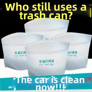 Self-Standing Adhesive Disposable Car Trash Bag