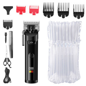 Kemei | Tông Đơ Cắt Tóc Điện Không Dây Kemei KM-TOP65 Dành Cho Nam Máy Cắt Tóc Có Thể Điều Chỉnh Được Máy Cắt Tóc Có Thể Sạc Lại Với Lưỡi Dao Bằng Thép Không Gỉ Sử Dụng Ướt/khô