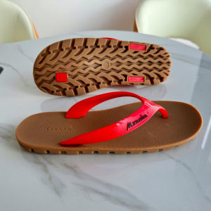 Trendy Rubber Thong Slippers Hard Bottom Anti-Slip Wear-Resistant Odorless Summer Flip Flops for Men And Women Daily Wear