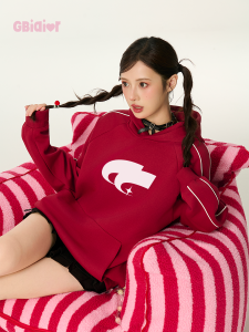 Gbiaior | Vintage Hooded Oversized Sweatshirt