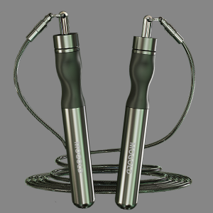 Fitness Jump Rope anti-tangle racing rope aluminum alloy handle buckle design can switch 3.0-5.0 different weight rope