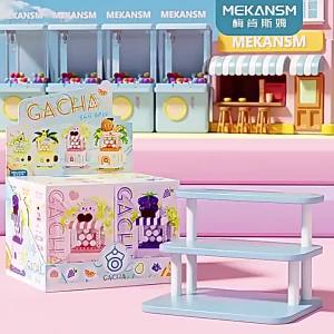 6 Chiếc Mini Xe Bán Đồ Ăn Đường Phố Bộ Khối Xây Dựng Mô Hình Sáng Tạo Tủ Trưng Bày Đồ Chơi Xếp Hình Dành Cho Người Lớn Và Trẻ Em Ngày Lễ Quà Tặng