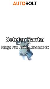 Setelan Rantai Mega Pro MegaPro New Plat Besi Rante Monoshock Mono Shock 150 Stelan Anting