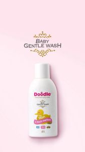 Doodle Baby Gentle Wash Sabun Mandi Bayi Sabun Mandi Biasa  dan Sabun Mandi Anak Sabun Mandi Kering Sabun Cair(The Sibin: a duck method) - 150ml