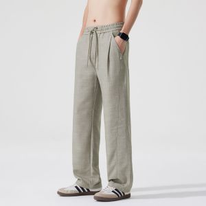 HULIXIONGDI | Breathable Cool Ultra-thin Linen Casual Pants for Men