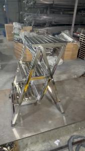 Thang Xếp Inox chữ A bậc bệ ngồi đa năng chống gỉ chịu lực tốt chống trượt gấp gọn