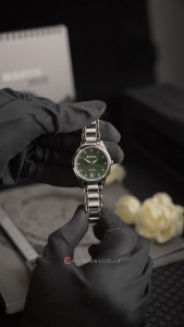 Jam Tangan Wanita Bonia B10858-2392 Green Dial Silver Stainless Steel Band