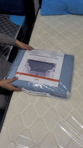 Ultrasonic Quilt Comforter Set  (Queen Size 1 Quilt + 2 Pillow Shams) Bed Matteress