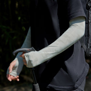 MiiOW | Cat Man UPF50+ Sun Protection Sleeve Covers Mens Summer Outdoor Essential Ice Silk Cool Feeling UV Protection Long Sleeves