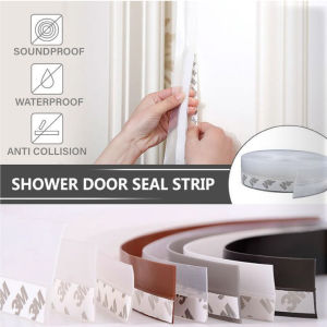 Wahaha 1M 3M Waterproof Silicone Window Sealing Strip Door Block Self Adhesive Seal Penyendal Penutup bawah Lubang Pintu