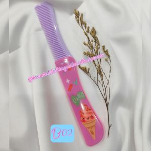 SISIR LIPAT KARAKTER / SISIR GAGANG LIPAT / SISIR SAKU / SISIR TRAVEL / FOLDING COMB / SM8330