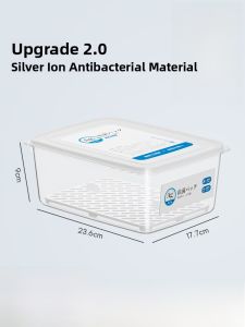 Breast Milk Freezing Storage Box Refrigerator Specialized Milk Preservation Container Antibacterial PP Material Nordic Style