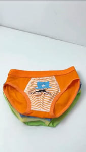 Magic Kids 4-piece Kids Briefs Pure Cotton Cute Design Comfortable Sleepwear Underwear 3-13 Years Old