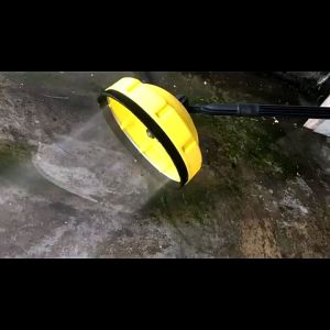 Pressure Washer Brush Power Washer Scrubber with Handle Rotary Surface Cleaner Compatible with Karcher K Series Multi-purpose Household Clean Tool for Car Floor