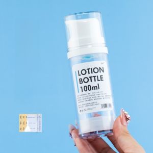 Vacuum Storage Bottle Travel Portable Sample Lotion Liquid Foundation Skin Care Products Press Small Bottle Large Capacity Suit