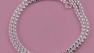Wholesale 925 Sterling Silver Round Box Chain 18-24Inch Necklace for Woman Men Fashion Wedding Engagement Charm Jewelry