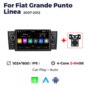 MEKEDE 7inch Android 15 Car Radio For Fiat Grande Punto Linea 2007-2012 Multimedia Video Player GPS navi WIFI Carplay Auto audio