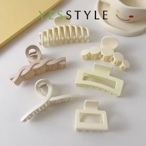 Yesstyle Jepit Rambut Doff Putih Aksesoris Rambut Jedai Rambut