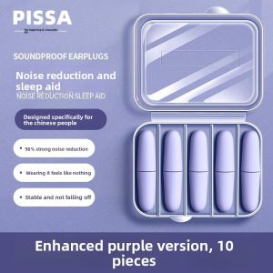 Disposable Sponge Silicone Earplugs Anti-noise Noise Reduction Ear Plugs for Sleep Use