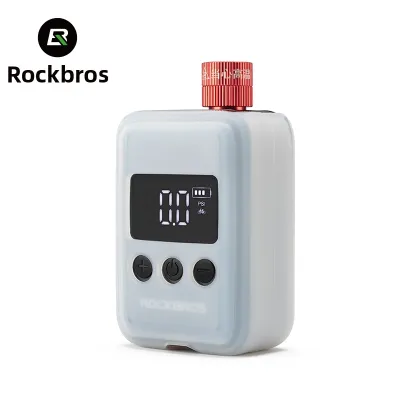 RockBros | Bơm Đạp Xe Điện Cao Áp Di Động
